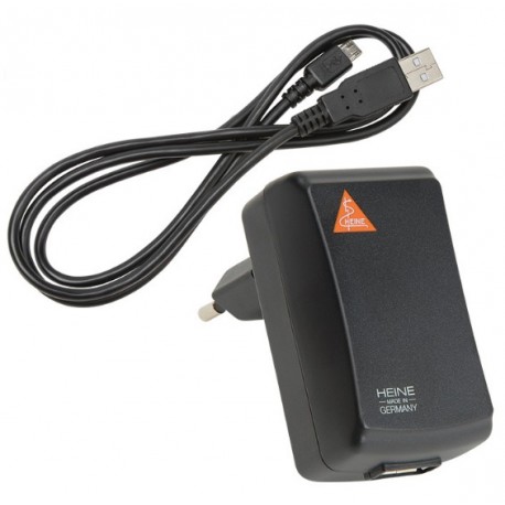 Heine Beta 4 USB med opladerkabel, 3.5V Li-ion.