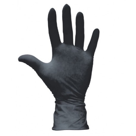 Blå nitril handsker