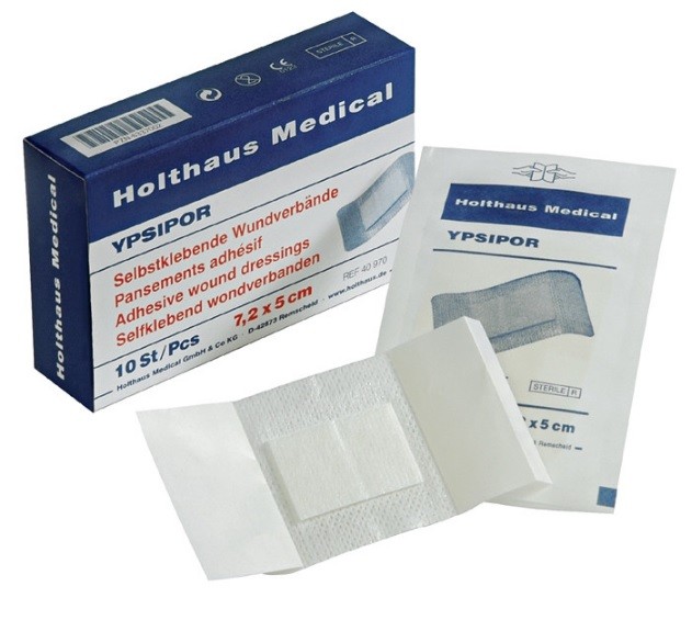 Plaster, steril, 5x7,5cm, 50 stk.