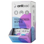 Antibac Touchscreen Wipes 95 stk. i dispenserboks. (603026)