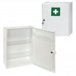 First-aid cabinet, plastic 31.5 x 42 x 15 cm, damaskwhite