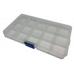 Box for earplugs, tympanometer, 15 compartments, 17x10x2cm