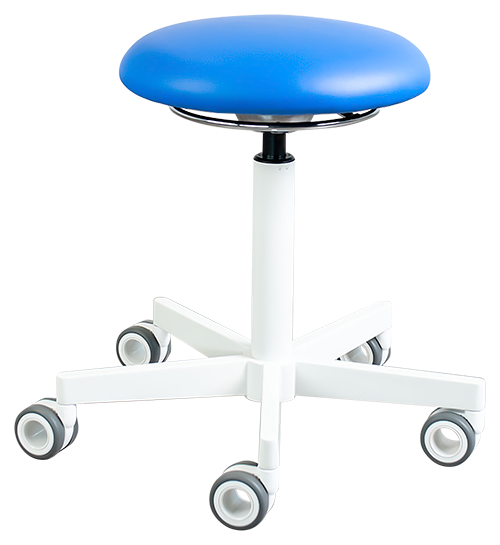 Loavie taburet, hvidt stel