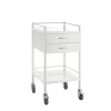 Clinic table (assembled upon delivery), white, 60 cm wide