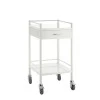 Klinikbord (samlet ved levering), hvid, 60 cm bred