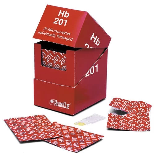 Hemocue Hemoglobin cuvetter, enkeltvis 25 stk.