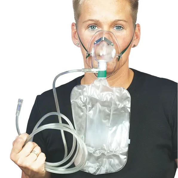 Iltmaske m. reservoirpose.
