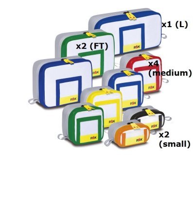 PAX Set 3 - inre väskor (9 stycken)