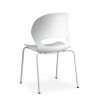 Luna chair, White PVC