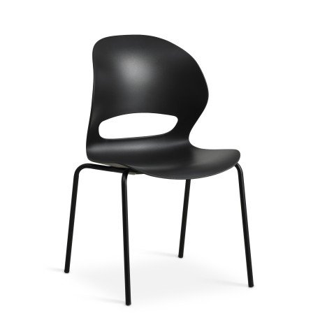 Luna chair, Black PVC