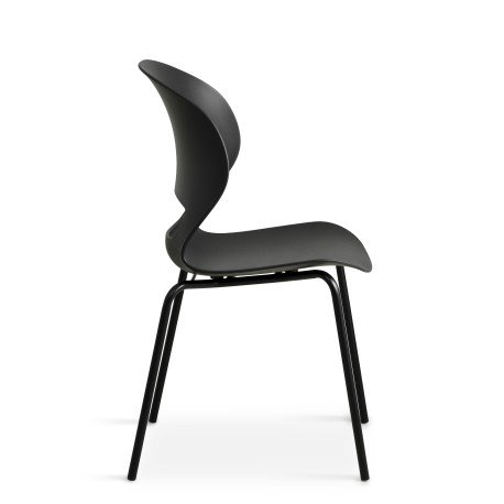 Luna chair, Black PVC