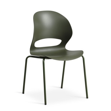 Luna stol, Oliven PVC