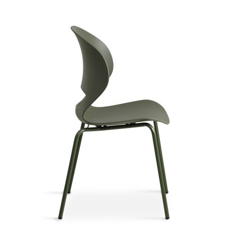 Luna chair, Olive PVC