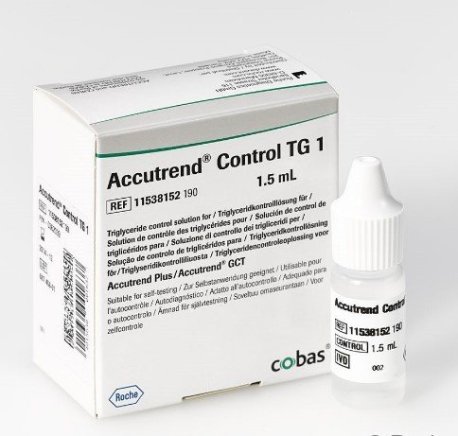 Kontrolvæske Accutrend Triglycerid (TG), 1.5ml, Kølevare