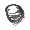ECG patient cable (Ø4mm, banana connector, IEC), DX12