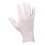 Nitrile gloves, white, 100 pcs