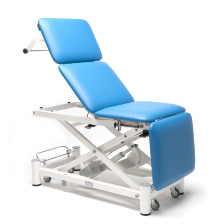 Praxi4 Elite - 4-section examination couch with electric lift and paper holder