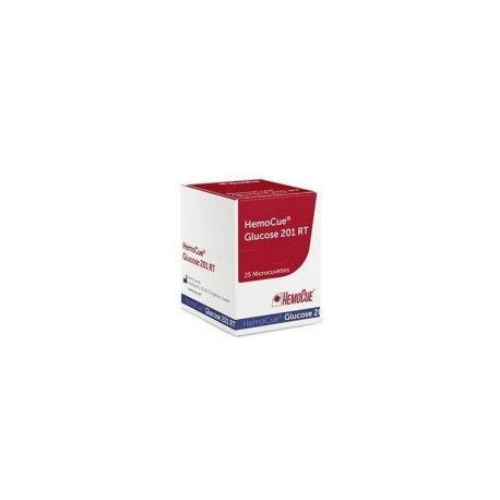 Hemocue Glucose 201+ RT-kuvetter, enstaka 25 pack.