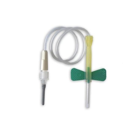 BD Vacutainer Safety-Lok blødprøvesæt, 21G. grøn, 30 cm slange, 50 stk. (UDLØB)