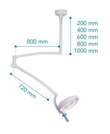 Operationslampe Mimsal Mimled 600, loftmodel
