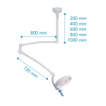 Operationslampe Mimsal Mimled 600, loftmodel