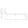 Mimsal MS LED wall-mounted examination lamp