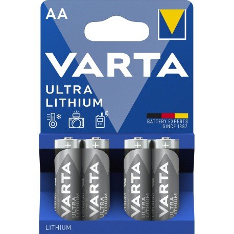 Varta AA batteries (Ultra Lithium) - 4 pcs.