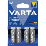 Varta AA batteries (Ultra Lithium) - 4 pcs.