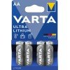 Varta AA batteries (Ultra Lithium) - 4 pcs.