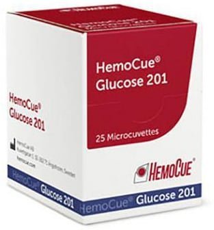 UDLØB: Hemocue Glukose 201+ cuvetter, enkeltpakket 25 stk.