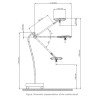 Surgical lamp Mimsal Mimled 600, floor model