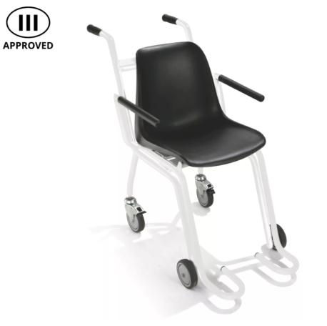 Wheelchair weight, Medical Approved Class III, with 4 steerable wheels