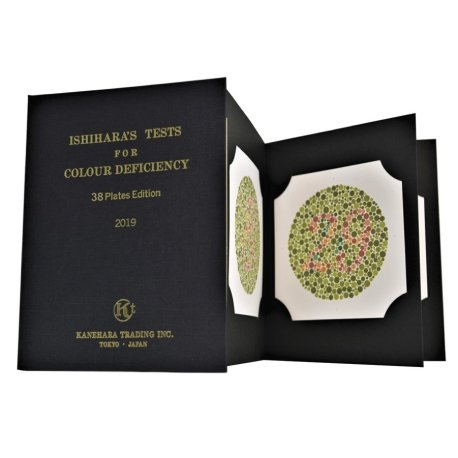 38 plader - Ishihara farvesynstest