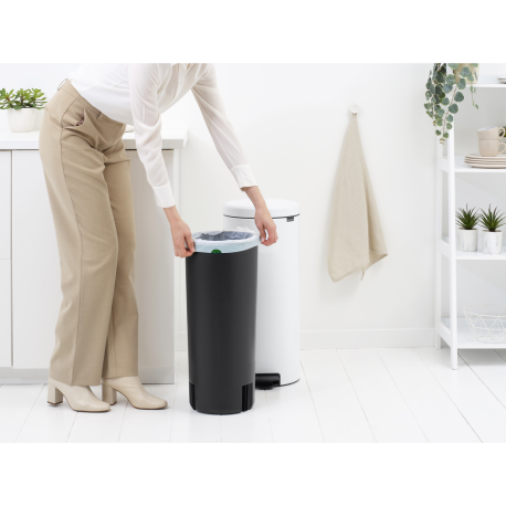 Brabantia Pedalspand newIcon 30 Liter Hvid