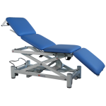 Praxi4 Elite - 4-section examination couch with electric lift and paper holder