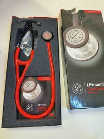 OUTLET: Littmann, Cardiology IV - Red - Smoke (Limited edition)