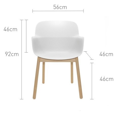 VISITOR CHAIR WITH ARMRESTS