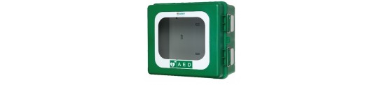 Defibrillator cabinet